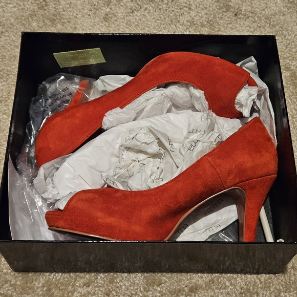 Suede Italian leather pumps - Picture 2 of 4